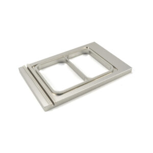 Tavă pentru meniuri 227 x 178 mm - mică - 2 compartimente