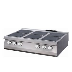 Premium Aragaz - 6 Arzătoare - Unitate Triplă - 90 cm Adâncime - Electric