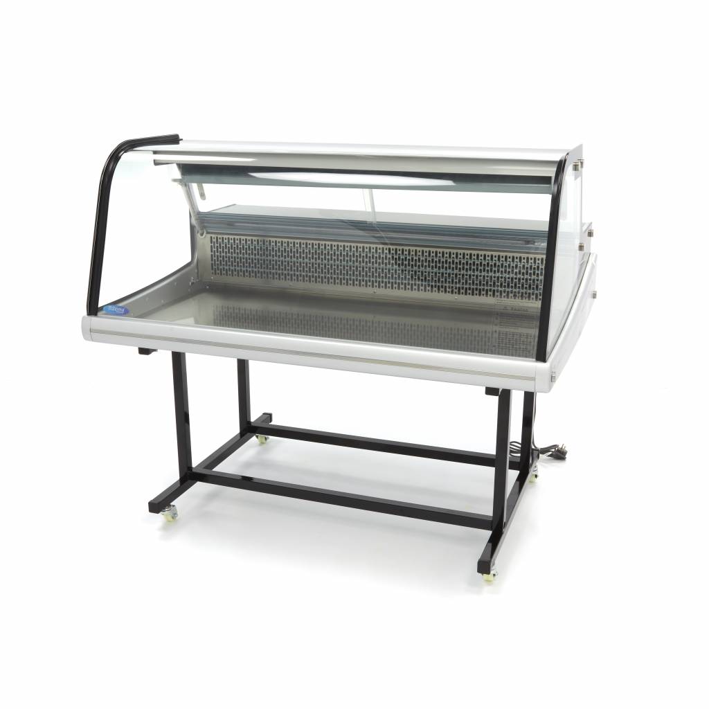 Vitrină Frigorifică - 255 L - 125 cm - cu Suport