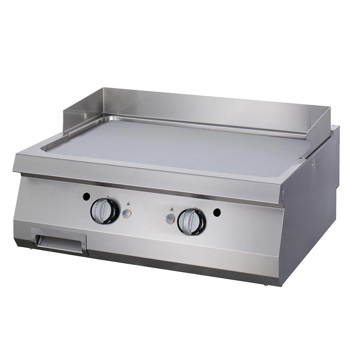Premium Grill cu Placă - Netedă - Unitate Dublă - 90 cm Adâncime - Gaz