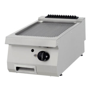 Premium Grill cu Placă - Canelată - Unitate Unică - 90 cm Adâncime - Gaz