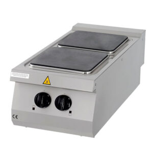Premium Aragaz - 2 Arzătoare - Unitate Unică - 90 cm Adâncime - Electric