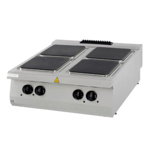 Premium Aragaz - 4 Arzătoare - Unitate Dublă - 90 cm Adâncime - Electric