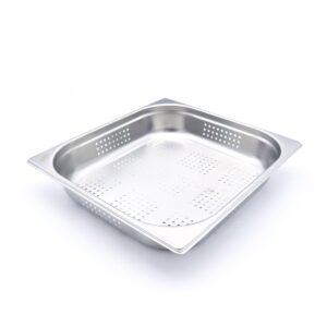 Recipient Gastronorm - GN 2/3 - 6,C210:C2375 cm Adâncime - Oțel Inoxidabil - Perforat