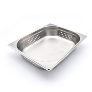 Recipient Gastronorm - GN 1/2 - 6,5 cm Adâncime - Oțel Inoxidabil - Perforat