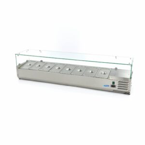 Frigider Prep de Blat - 180 cm - se potrivește 8 x GN 1/3