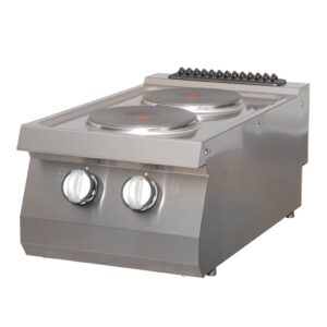 Heavy Duty Aragaz - 2 Arzătoare - Unitate Unică - 70 cm Adâncime - Electric