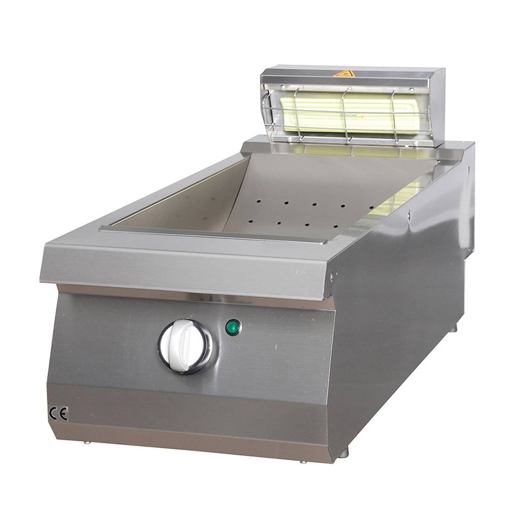 Heavy Duty Încălzitor de Cartofi Prăjiți - Unitate Unică - 70 cm Adâncime - Electric