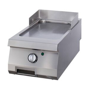 Heavy Duty Grill cu Placă - Cromat Neted - Unitate Unică - 70 cm Adâncime - Electric