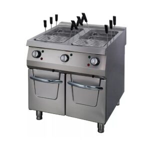 Premium Aparat de Fiert Paste - Unitate Dublă - 90 cm Adâncime - Electric - 400V