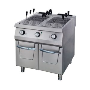 Premium Aparat de Fiert Paste - Unitate Dublă - 90 cm Adâncime - Gaz