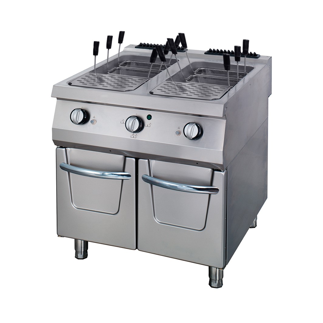 Premium Aparat de Fiert Paste - Unitate Dublă - 90 cm Adâncime - Gaz