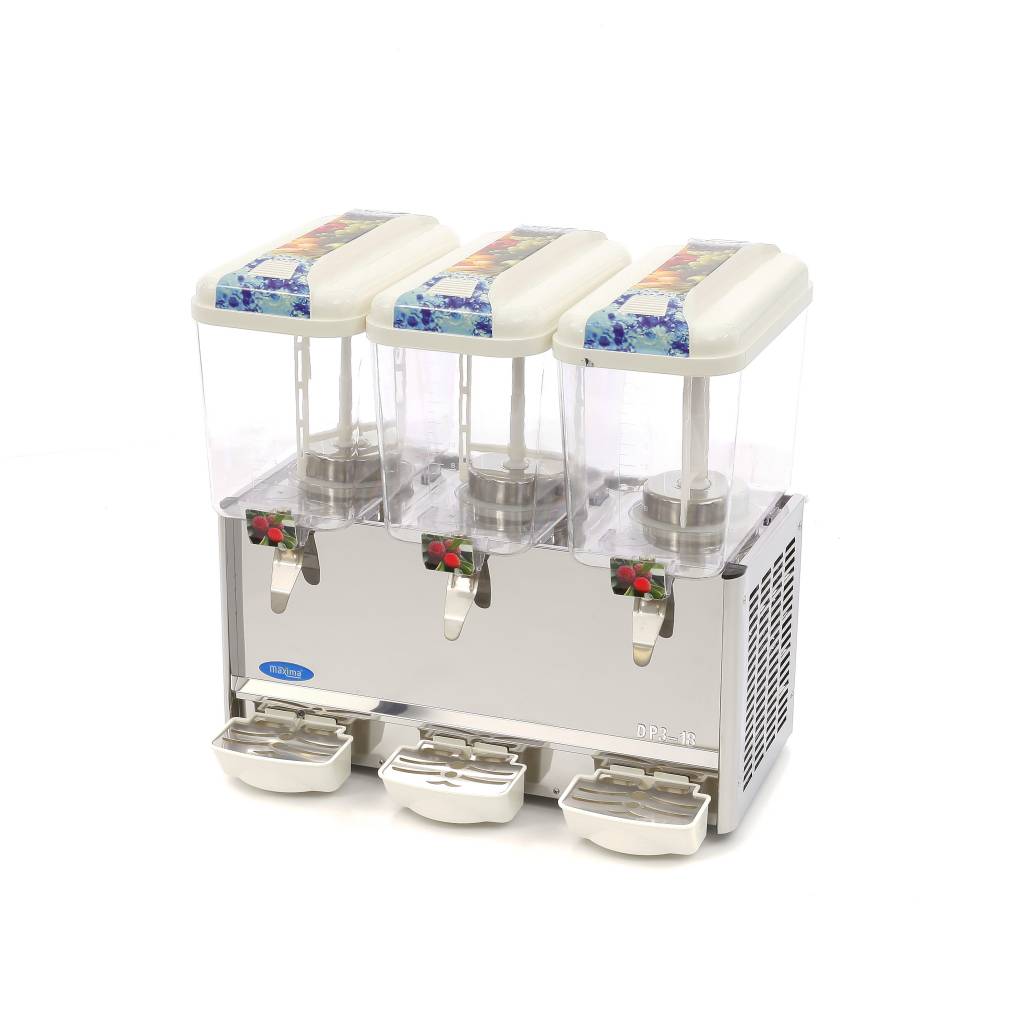 Dozator de Băuturi - 3 x 18 L - Electric - cu Mecanism de Omogenizare