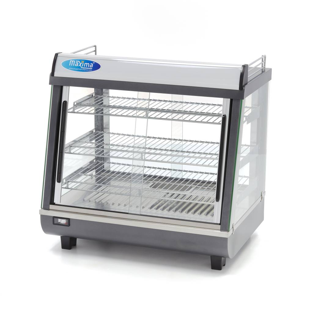 Vitrină care Menține Alimentele Calde - 96 L - 67,5 cm - 3 Rafturi