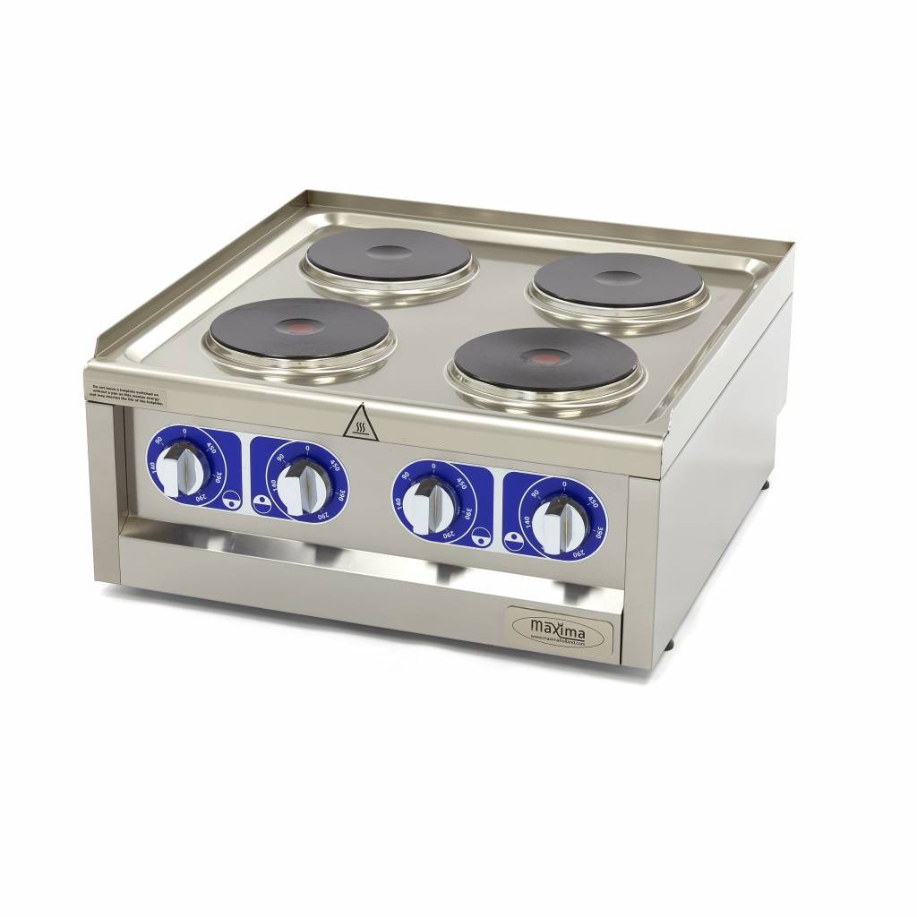 Aragaz de Calitate Comercială - 4 Arzătoare - Unitate Dublă - 60 cm Adâncime - 400V
