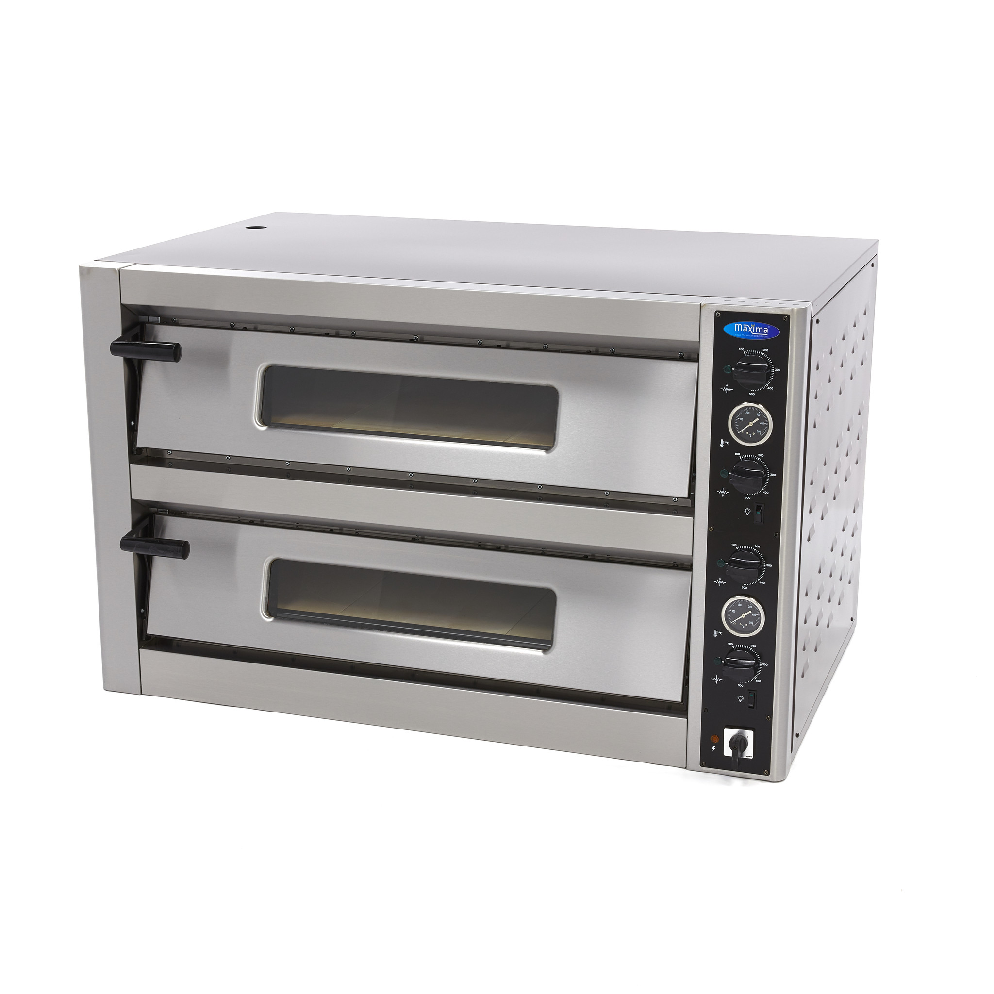 Cuptor de Pizza - se potrivește 12 x Ø30 cm Pizzas - cu Două Etaje