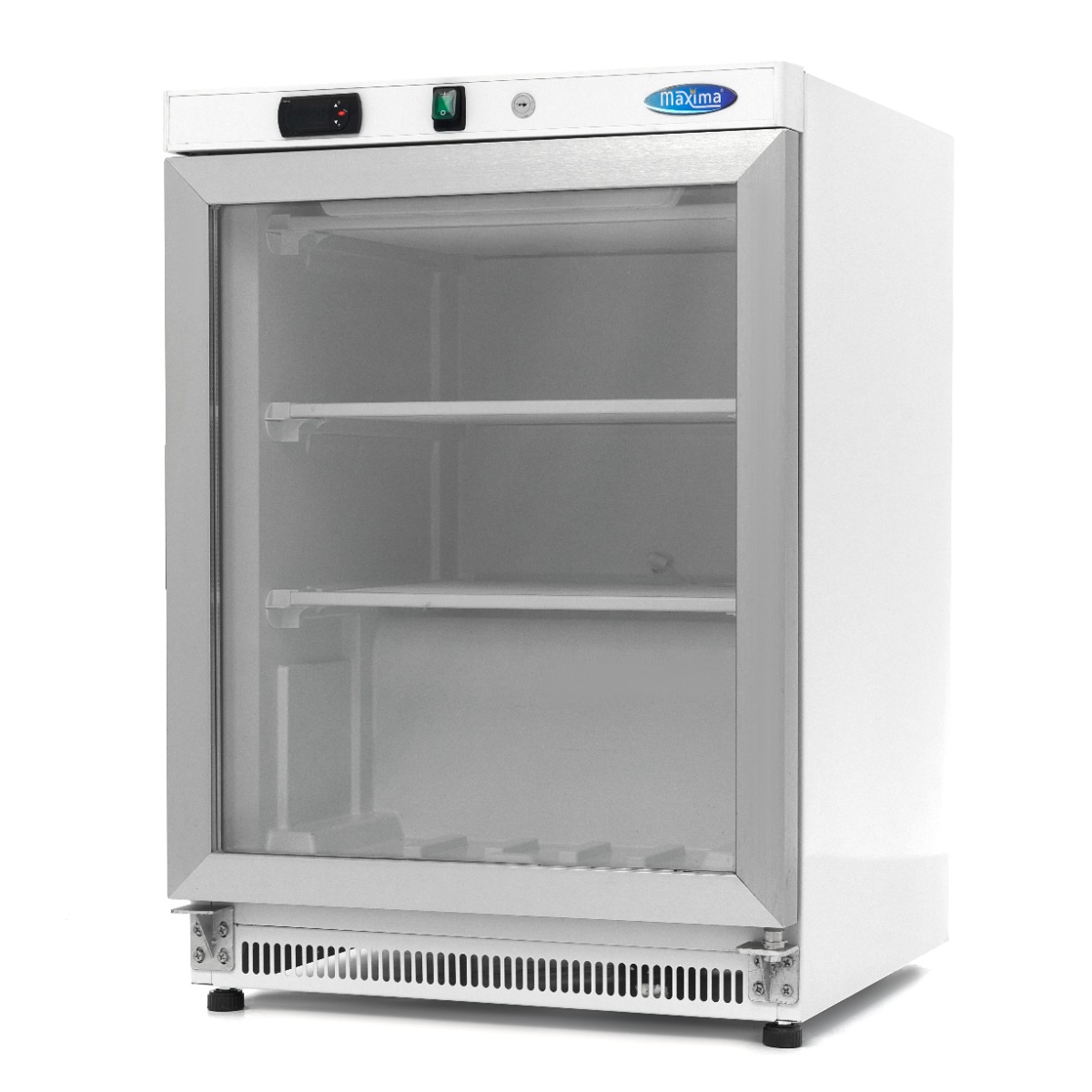 Congelator - 200 L - Alb - cu Ușă de Sticlă