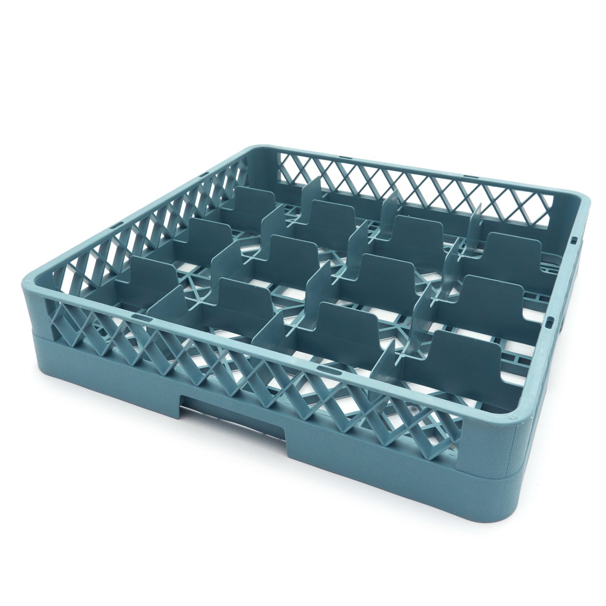 Raft de sticlă pentru mașina de spălat vase - 50 x 50cm - 16 compartimente