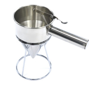 Dozator de Aluat - 1,3 L - Oțel Inoxidabil - cu Buton de Dozare