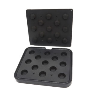 Formă pentru tarte - ondulată - 48/36 mm - 13 bucăți