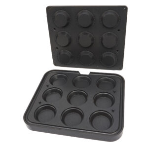Formă de tartă - rotundă - 89/65 mm - 9 bucăți