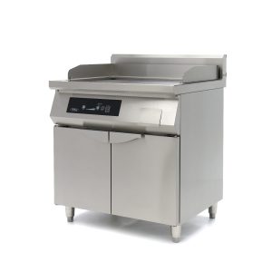 Plită de gătit cu inducție 700 - netedă și striată - 10.000 W - dublă - cu suport