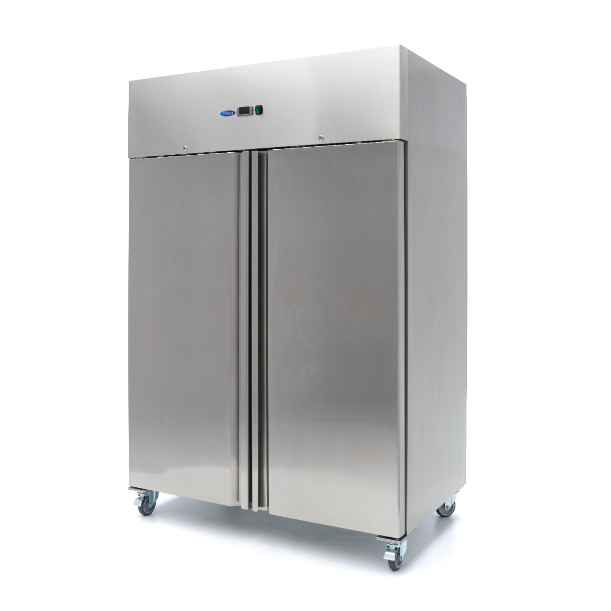 Frigider - 1200 L - 6 Rafturi Reglabile (GN 2/1) - Oțel Inoxidabil - pe Roți