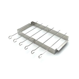 Grătar Hibachi - set de 6 frigărui cu suport